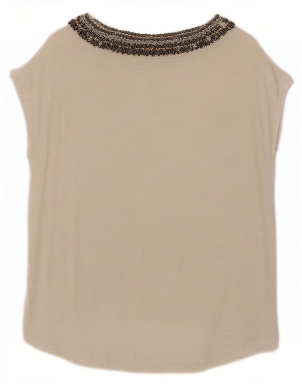 Zara Womens Oversized Blouse Top UK 10 Small White