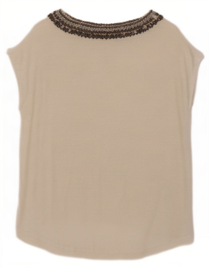 Zara Womens Oversized Blouse Top UK 10 Small White