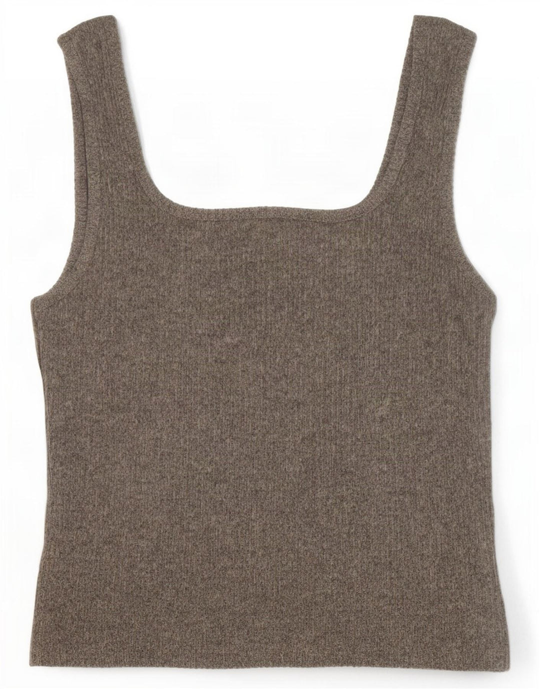 Topshop Womens Crop Knit Cami Top UK 12 Medium Grey
