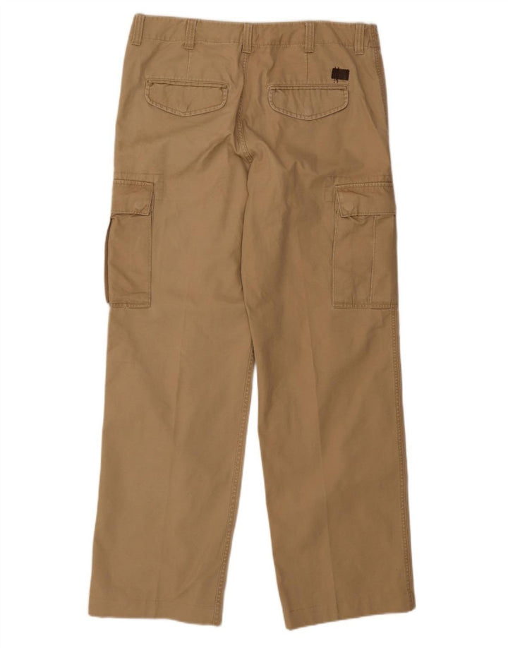 TIMBERLAND Mens Trenton Straight Cargo Trousers W34 L31 Beige Cotton