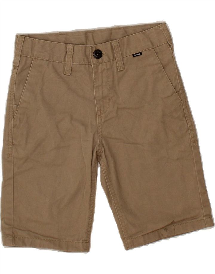 HURLEY Boys Chino Shorts 9-10 Years W24 Beige Vintage Hurley and Second-Hand Hurley from Messina Hembry 