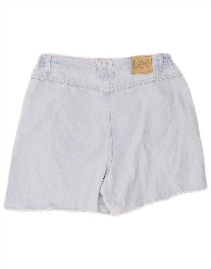 Lee Womens High Waist Denim Shorts W30 Medium Blue