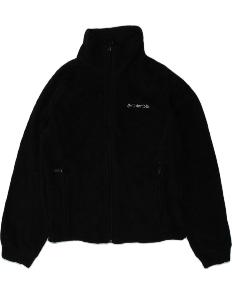 COLUMBIA Boys Fleece Jacket 10-11 Years Black Polyester | Vintage Columbia | Thrift | Second-Hand Columbia | Used Clothing | Messina Hembry 