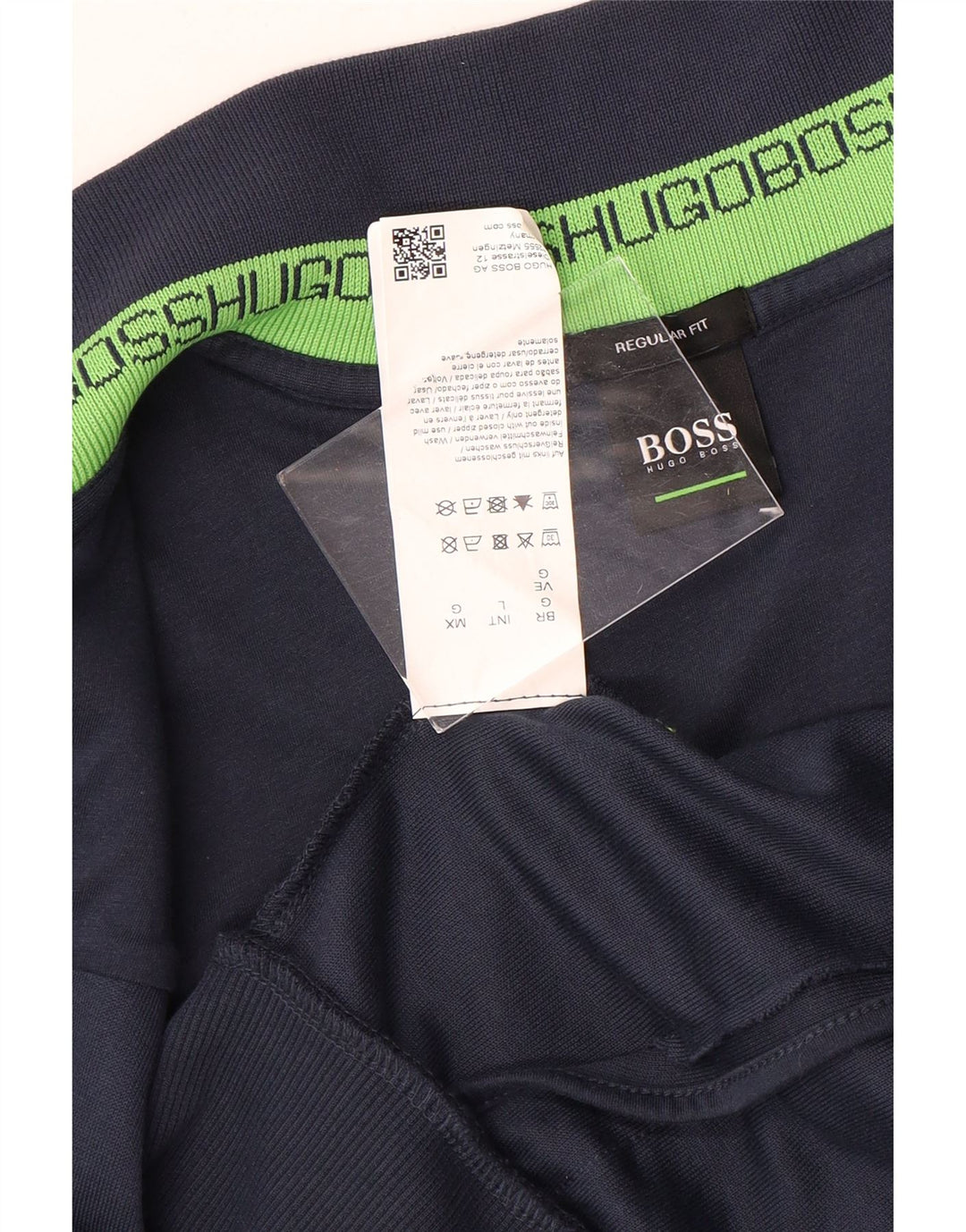 Hugo Boss Womens Regular Fit Tracksuit Top Jacket UK 16 Large Navy Blue