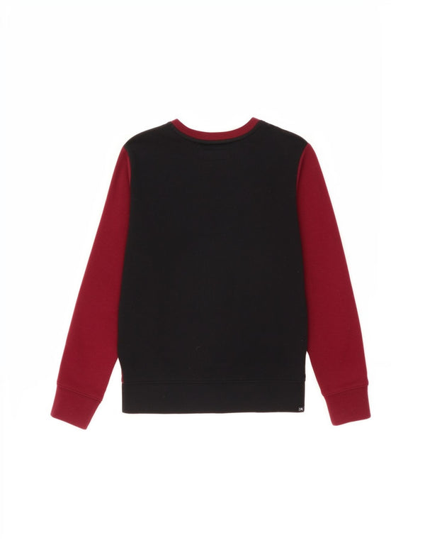 Jordan Boys Sweatshirt Jumper 12-13 Years Large Black Colourblock Sports