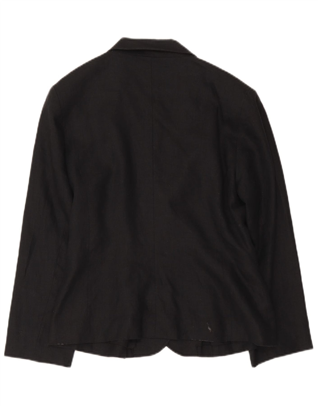 Inwear Womens 2 Button Blazer Jacket UK 14 Large Black Acetate