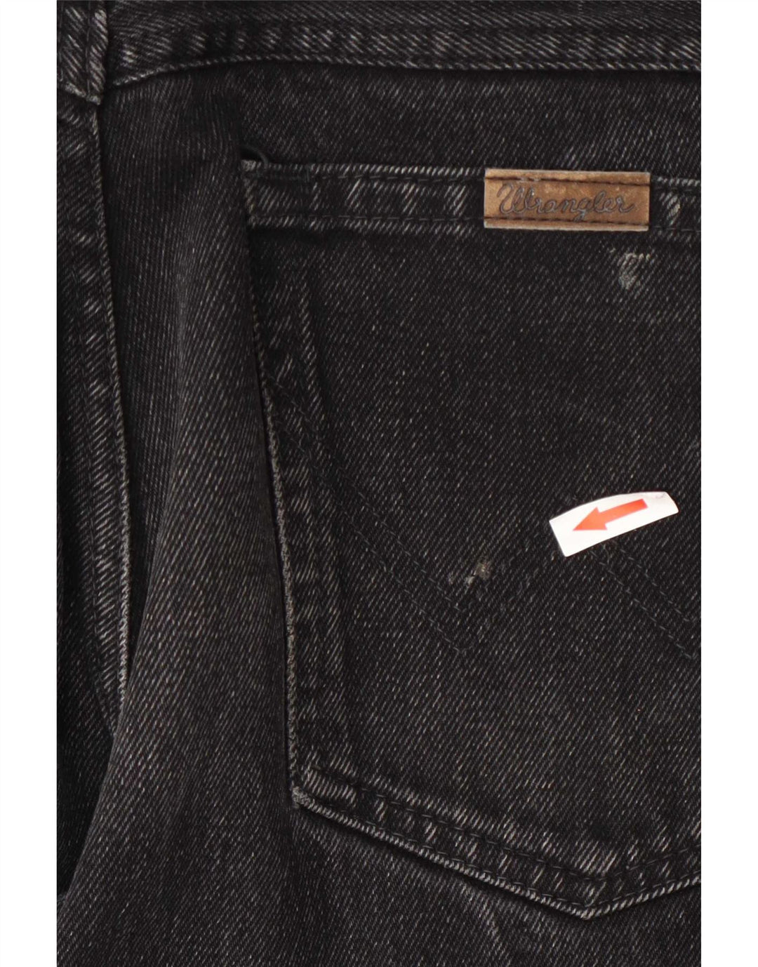 Wrangler Womens Regular Fit Straight Jeans W32 L30 Grey Cotton