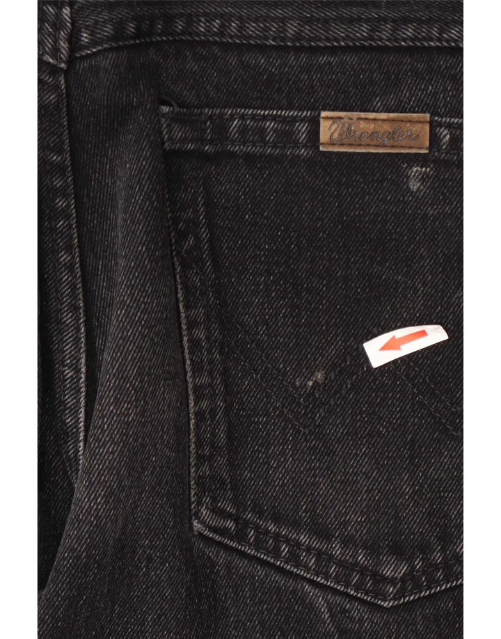 Wrangler Womens Regular Fit Straight Jeans W32 L30 Grey Cotton