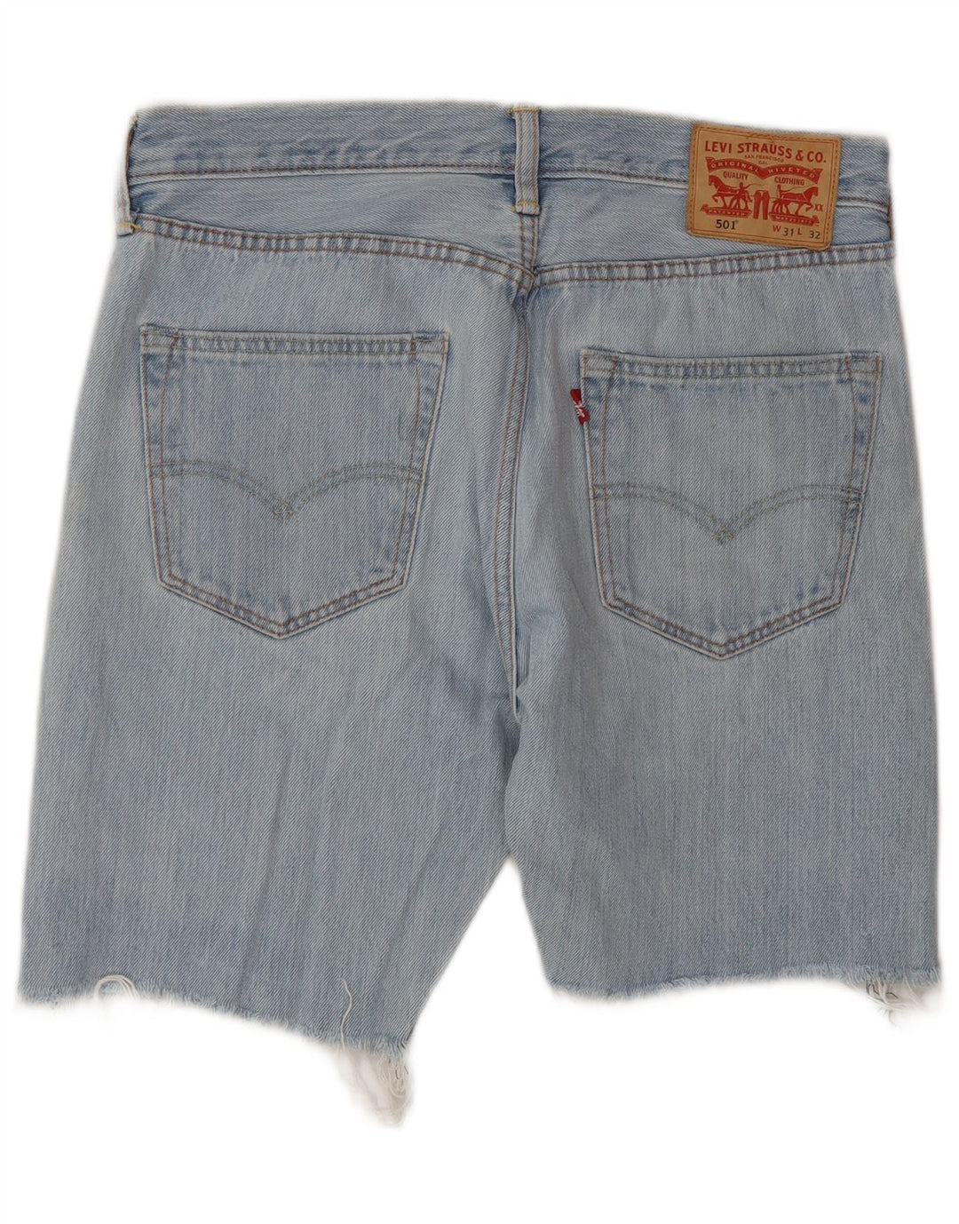 Levi's Mens 501 Denim Shorts W31 Medium Blue Cotton