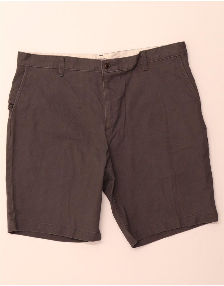 DOCKERS Mens Cargo Shorts W38 XL Grey Cotton