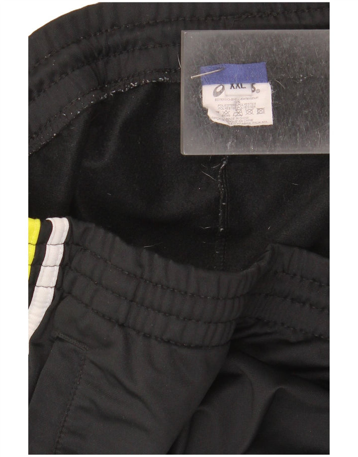 Asics Mens Tracksuit Trousers 2XL  Black Polyester