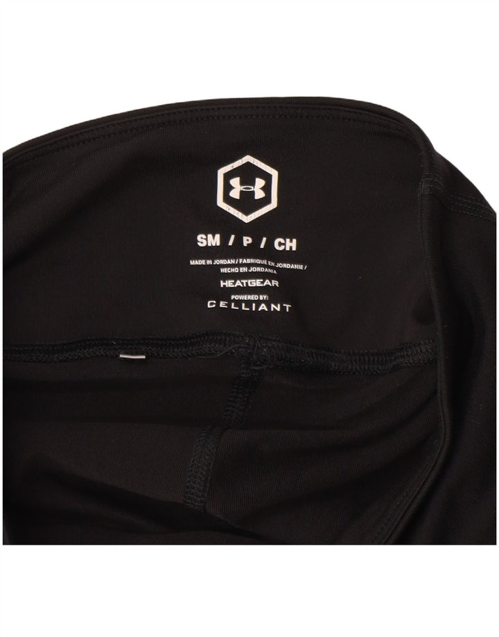 Under Armour Womens Heat Gear Leggings UK 8 Small  Black