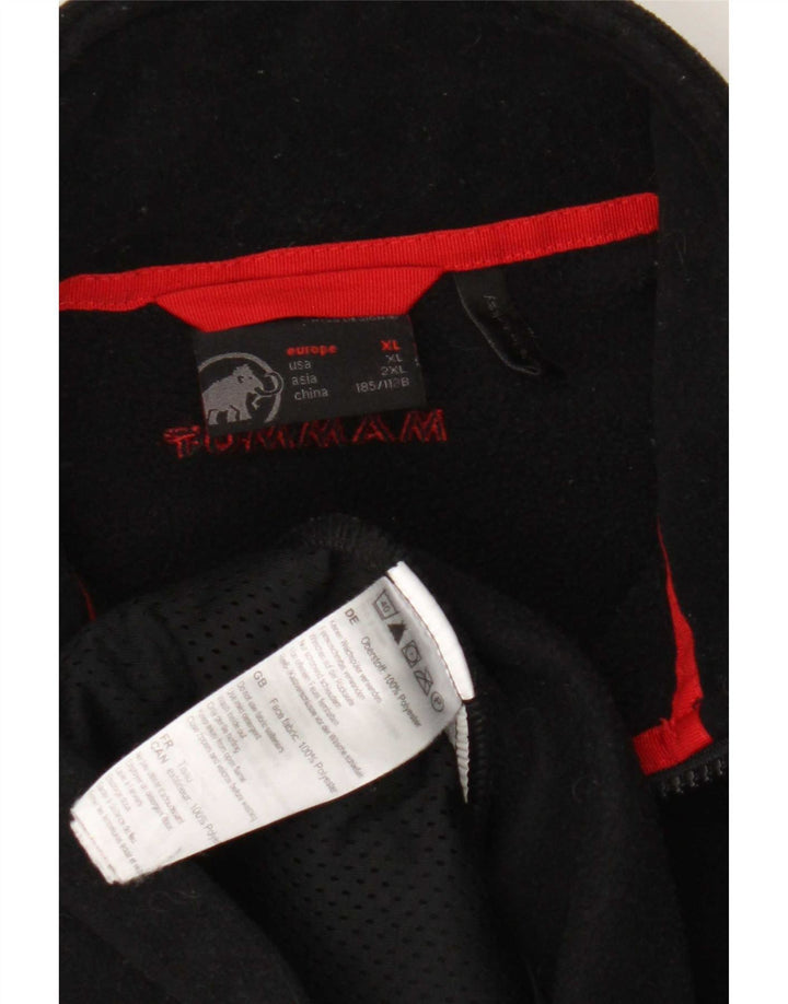 Mammut Mens Fleece Jacket UK 42 XL Black Polyester