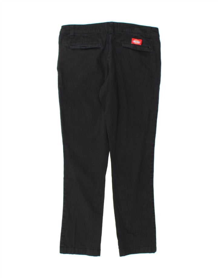 DICKIES Womens Slim Chino Trousers W30 L28 Black Cotton Vintage Dickies and Second-Hand Dickies from Messina Hembry 