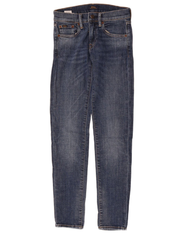 Polo Ralph Lauren Womens Slim Jeans W24 L30 Blue Cotton