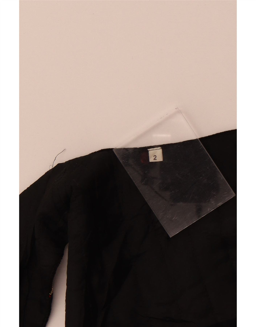 Vintage Womens Velvet OPEN Waistcoat US 2 XS Black