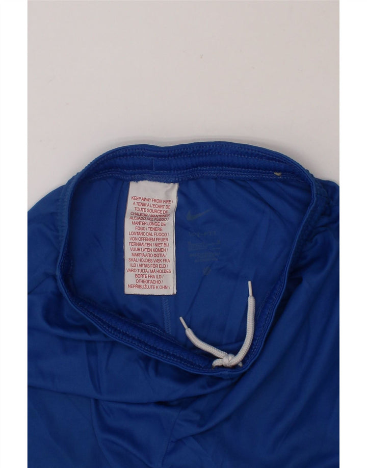 NIKE Boys Sport Shorts 10-11 Years Medium  Blue Polyester Vintage Nike and Second-Hand Nike from Messina Hembry 