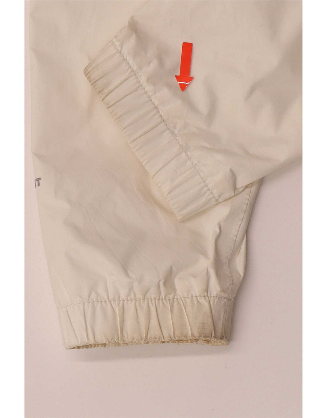 The North Face Womens Hooded Rain Jacket UK 14 Medium White Nylon