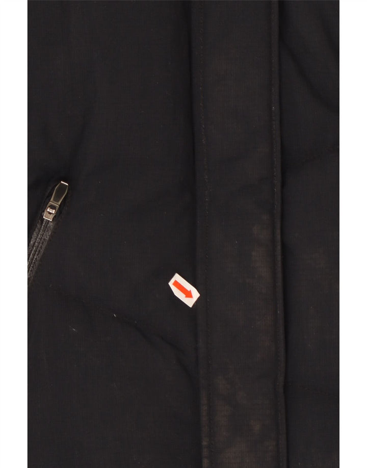 COLUMBIA Womens Omni-Heat Hooded Padded Jacket UK 10 Small Navy Blue Nylon