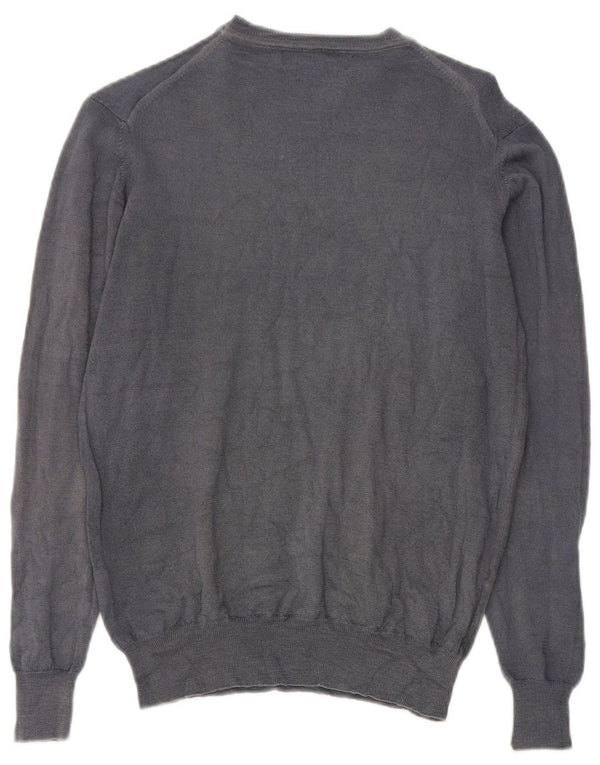 Liu Jo Womens Crew Neck Jumper Sweater UK 22 3XL Grey Wool