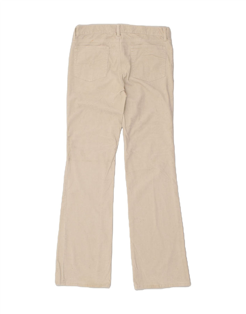 J. CREW Womens Flare Corduroy Trousers UK 4 XS W30 L32 Beige Cotton | Vintage J. Crew | Thrift | Second-Hand J. Crew | Used Clothing | Messina Hembry 