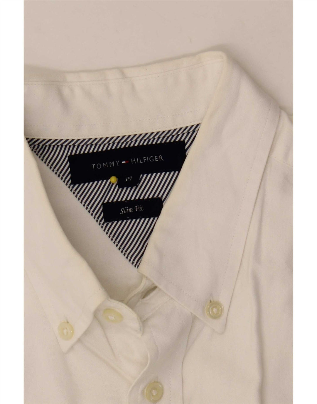 Tommy Hilfiger Mens Slim Fit Shirt Medium White