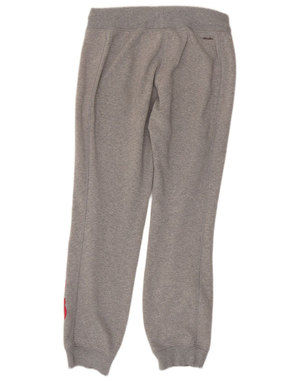 Adidas Womens Climalite Tracksuit Trousers Joggers UK 12/14 Medium Grey