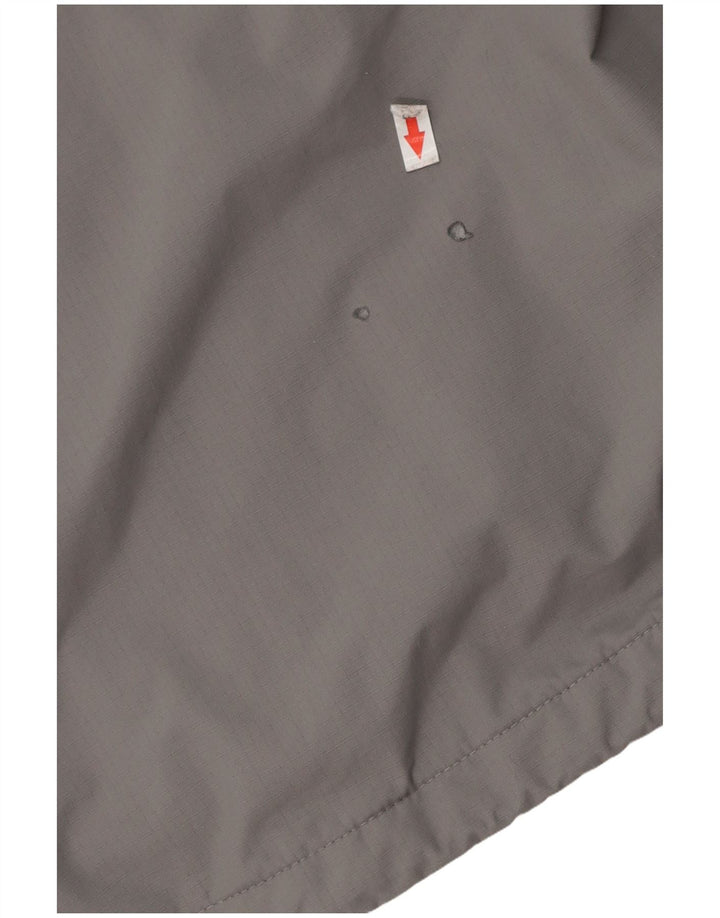 Columbia Mens Hooded Windbreaker Jacket UK 38 Medium Grey Colourblock