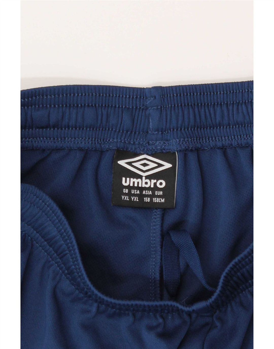 Umbro Boys Sport Shorts 12-13 Years XL Navy Blue Polyester