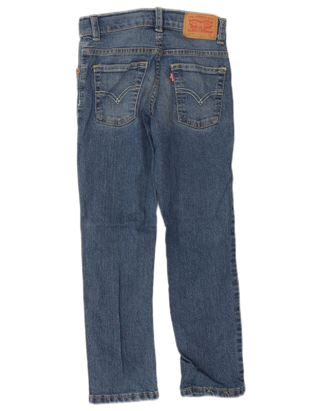 Levi's Boys 511 Slim Jeans 6-7 Years W22 L22 Blue Cotton