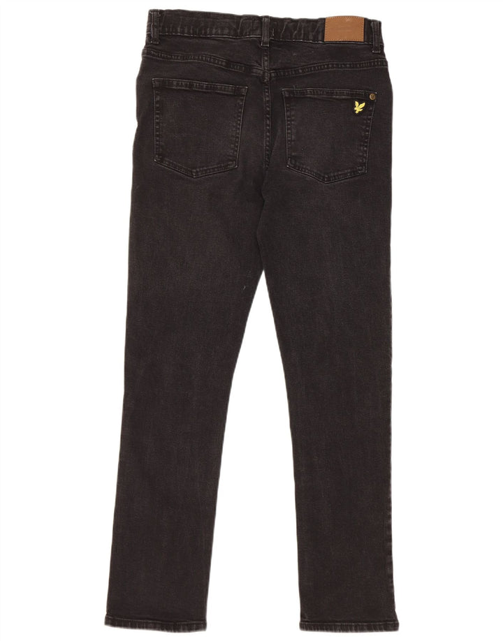 Lyle & Scott Boys Slim Jeans 14-15 Years Black Cotton