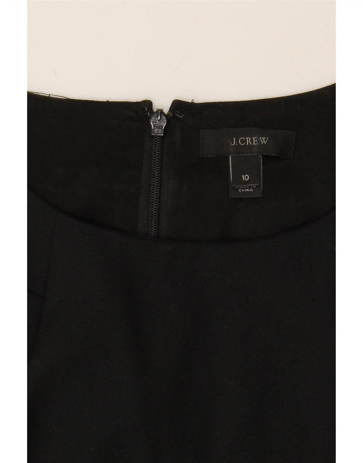 J. CREW Womens Sleeveless Sheath Dress UK 10 Small Black Wool Vintage J. Crew and Second-Hand J. Crew from Messina Hembry 