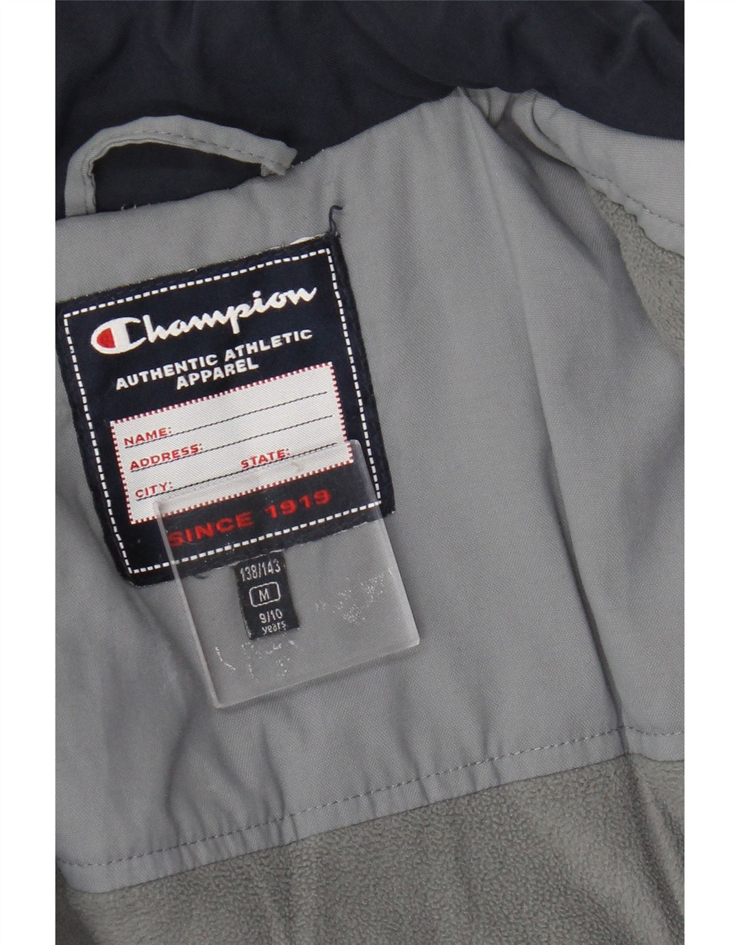 Champion Boys Windbreaker Jacket 9-10 Years Medium  Navy Blue Polyamide
