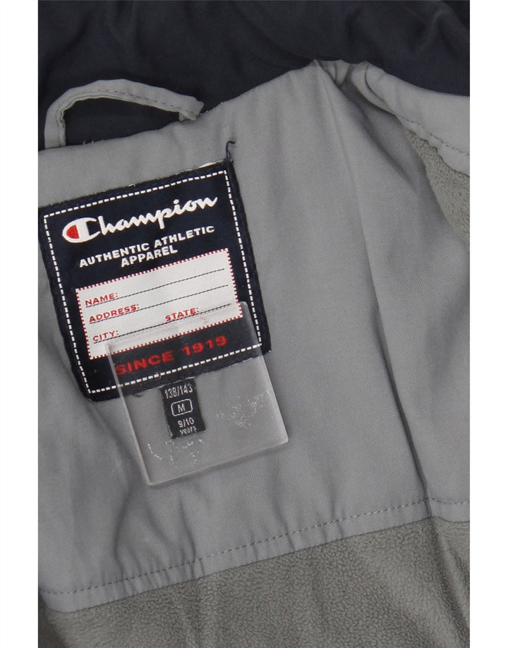 Champion Boys Windbreaker Jacket 9-10 Years Medium  Navy Blue Polyamide