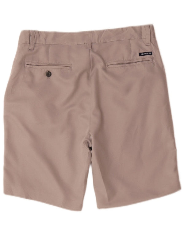 Chaps Mens Chino Shorts W30 Medium Grey Polyester
