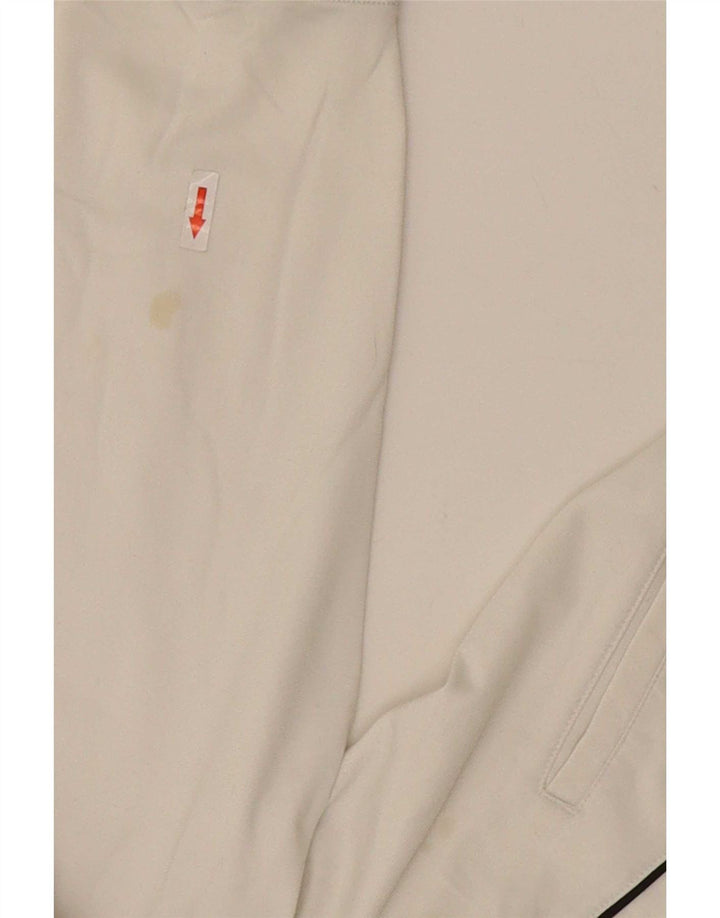 Nike Boys Tracksuit Top Jacket 10-11 Years Medium White Colourblock Sports