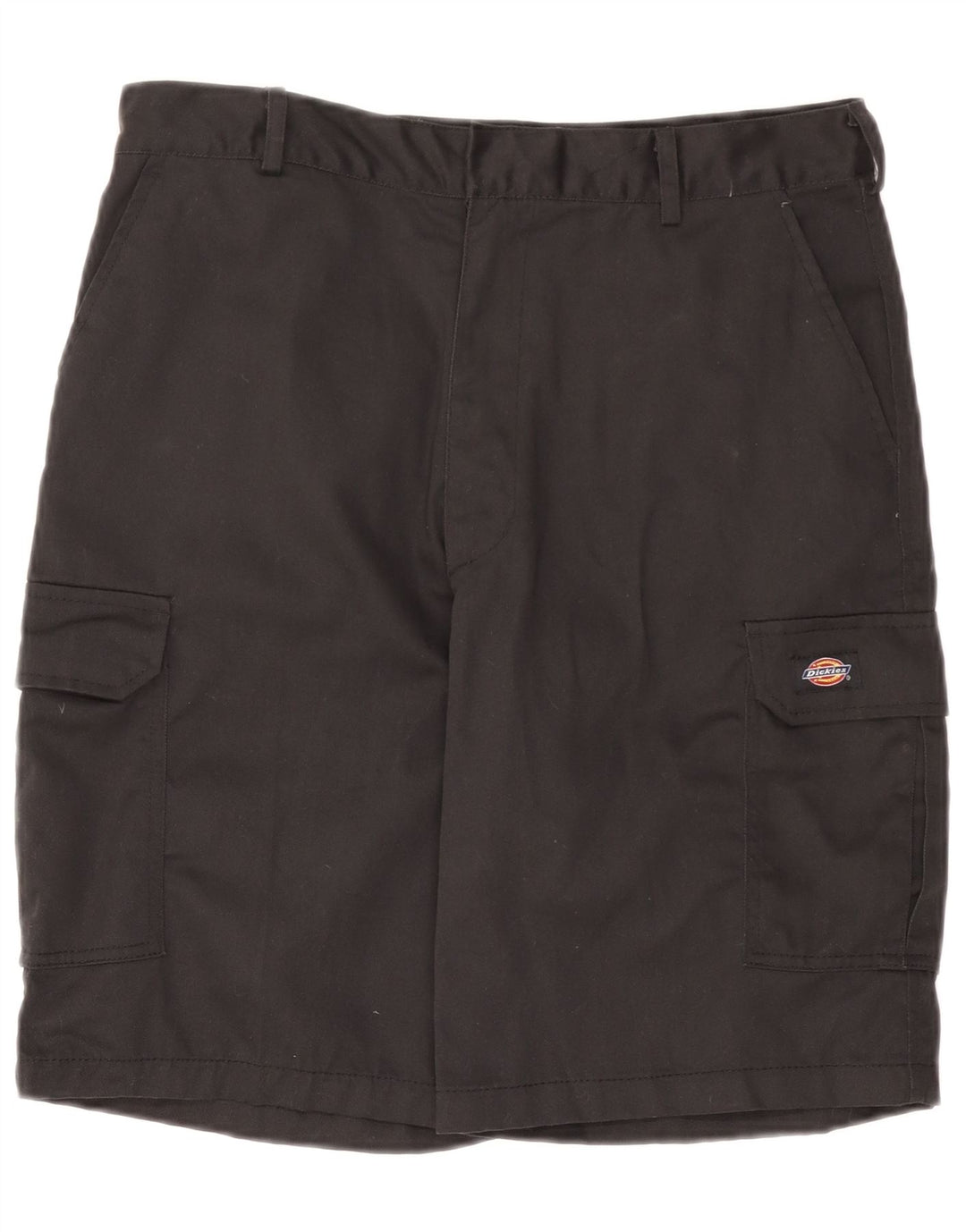 DICKIES Mens Cargo Shorts W34 Large Black Polyester