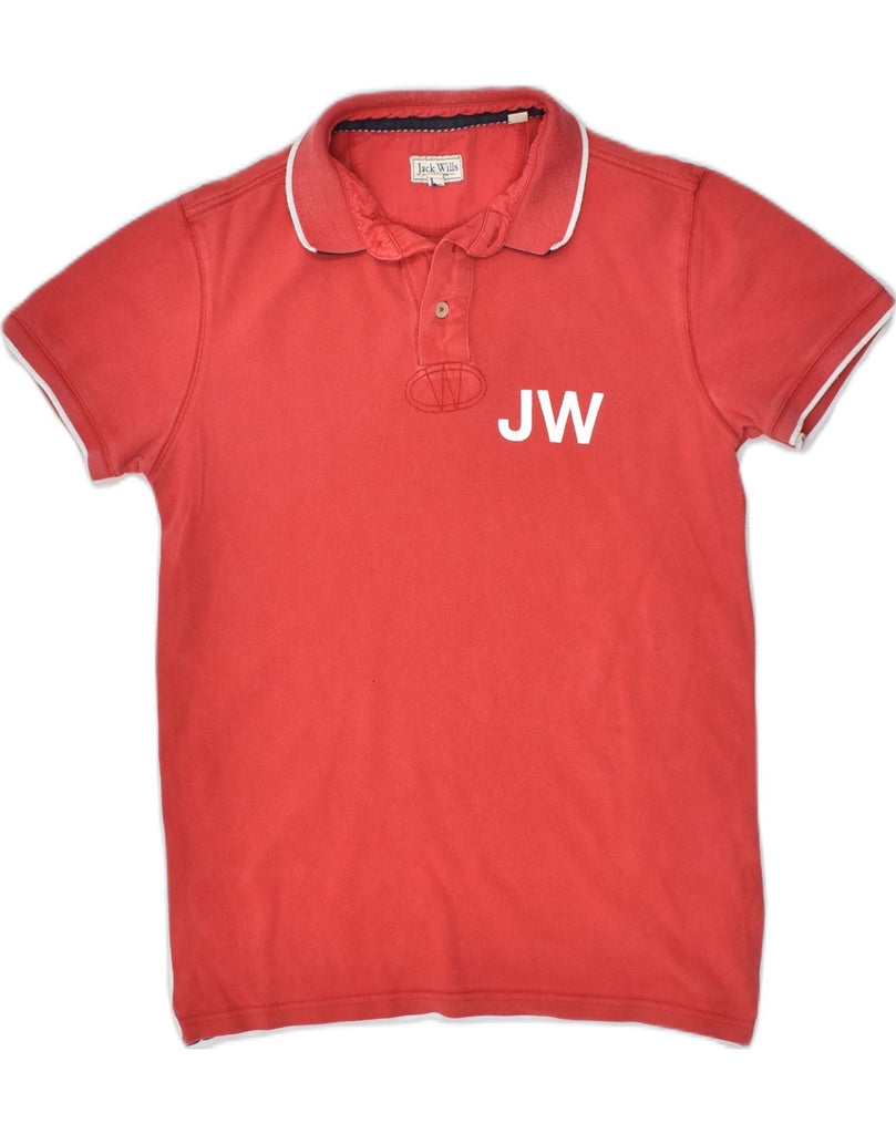 JACK WILLS Mens Polo Shirt XS Red Cotton | Vintage Jack Wills | Thrift | Second-Hand Jack Wills | Used Clothing | Messina Hembry 