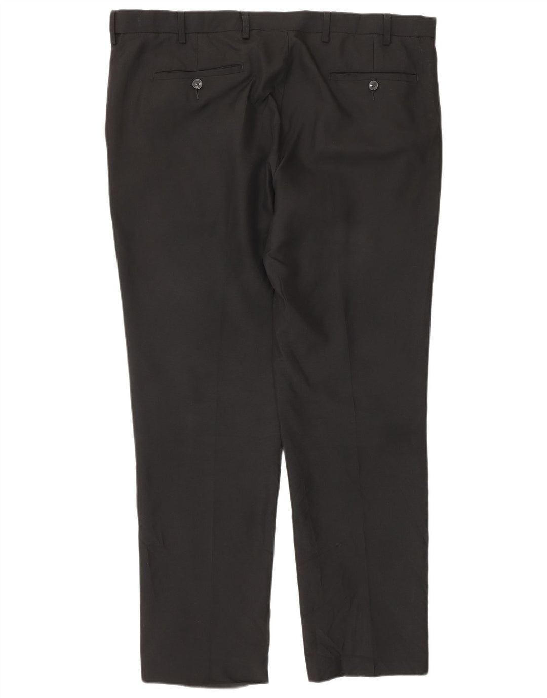 Marks & Spencer Mens Straight Regular Fit Suit Trousers W40 L30 Black
