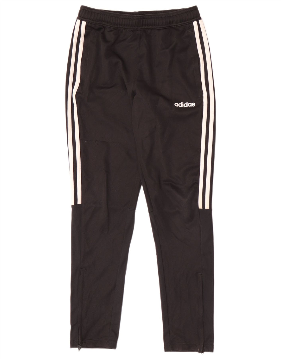 Adidas Boys Aeroready Tracksuit Trousers 11-12 Years Black Polyester