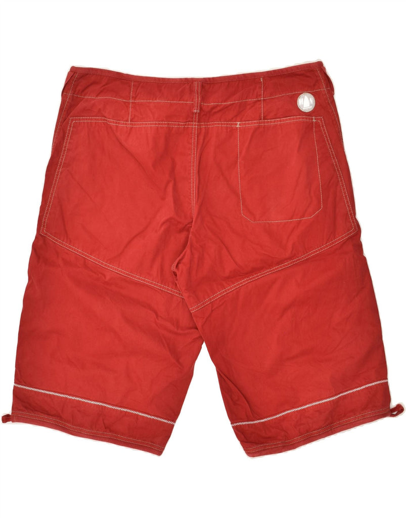 MURPHY & NYE Mens Chino Shorts W42 2XL  Red Cotton | Vintage Murphy & Nye | Thrift | Second-Hand Murphy & Nye | Used Clothing | Messina Hembry 
