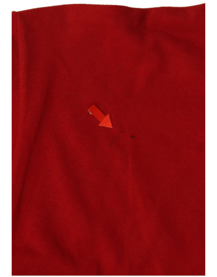 Lacoste Mens Polo Shirt Size 5 Large Red Cotton