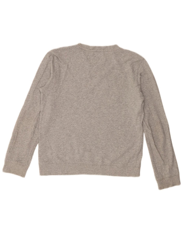 True Religion Boys Graphic Sweatshirt Jumper 13-14 Years Large Grey Cotton