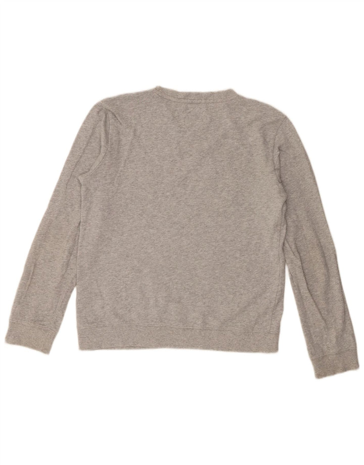 True Religion Boys Graphic Sweatshirt Jumper 13-14 Years Large Grey Cotton