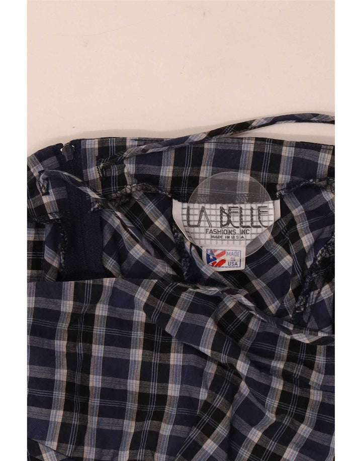 La Belle Womens Sundress UK 8 Small Blue Check