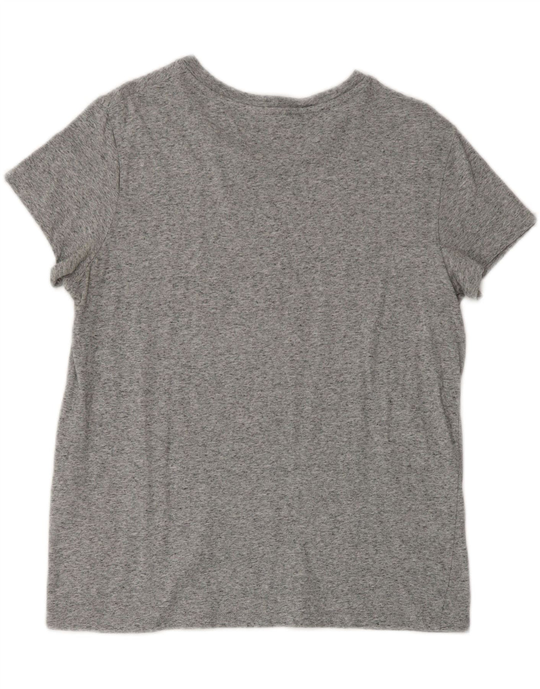LEVI'S Womens Graphic T-Shirt Top UK 12 Medium Grey Flecked Cotton Vintage Levi's and Second-Hand Levi's from Messina Hembry 