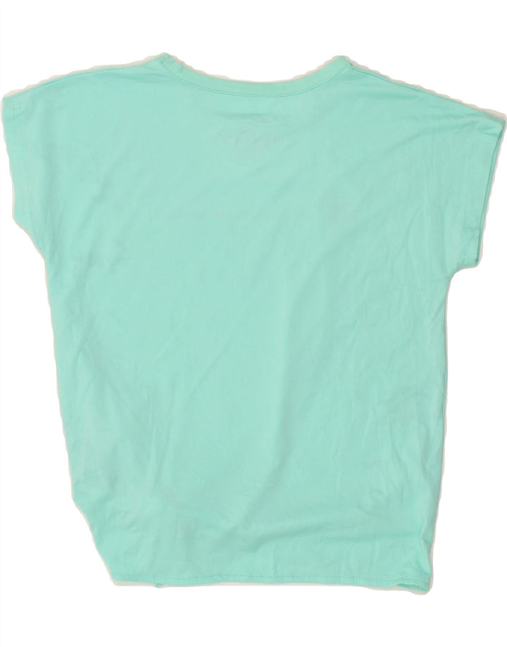 CHAMPION Girls Graphic T-Shirt Top 7-8 Years Turquoise Polyester Vintage Champion and Second-Hand Champion from Messina Hembry 