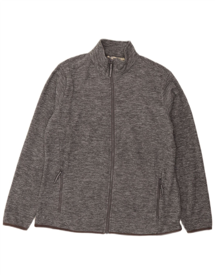 Mountain Warehouse Womens Tracksuit Top Jacket UK 16 Large Grey Flecked