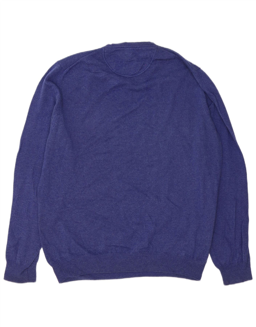 Trussardi Jeans Mens Crew Neck Jumper Sweater Large Blue