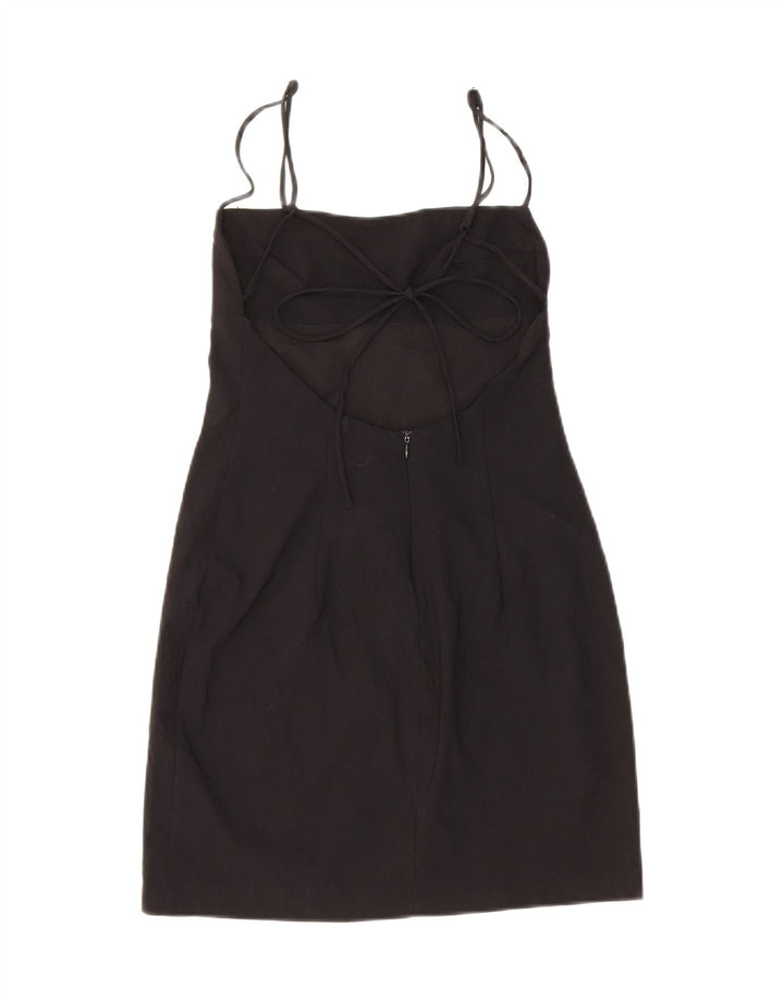 Zara Womens Sundress Small Black Polyester